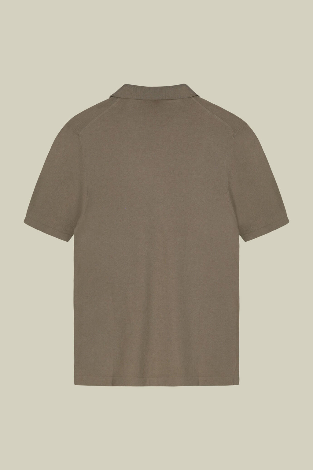 Cotton Crepe Derby Collar Polo Shirt for Men — gallery