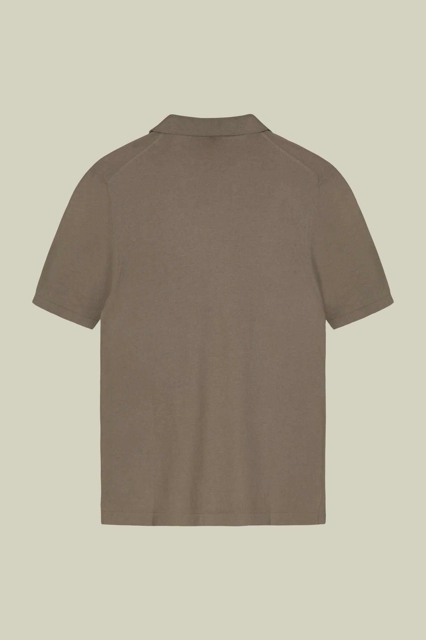 Cotton Crepe Derby Collar Polo Shirt for Men — gallery