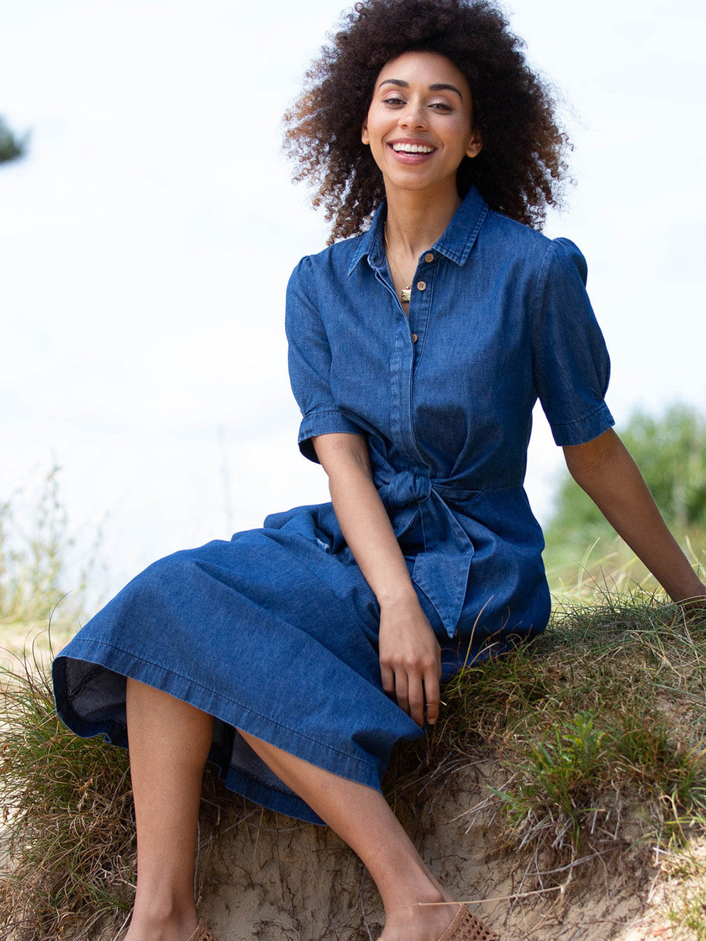 Woodbridge Denim Dress — gallery