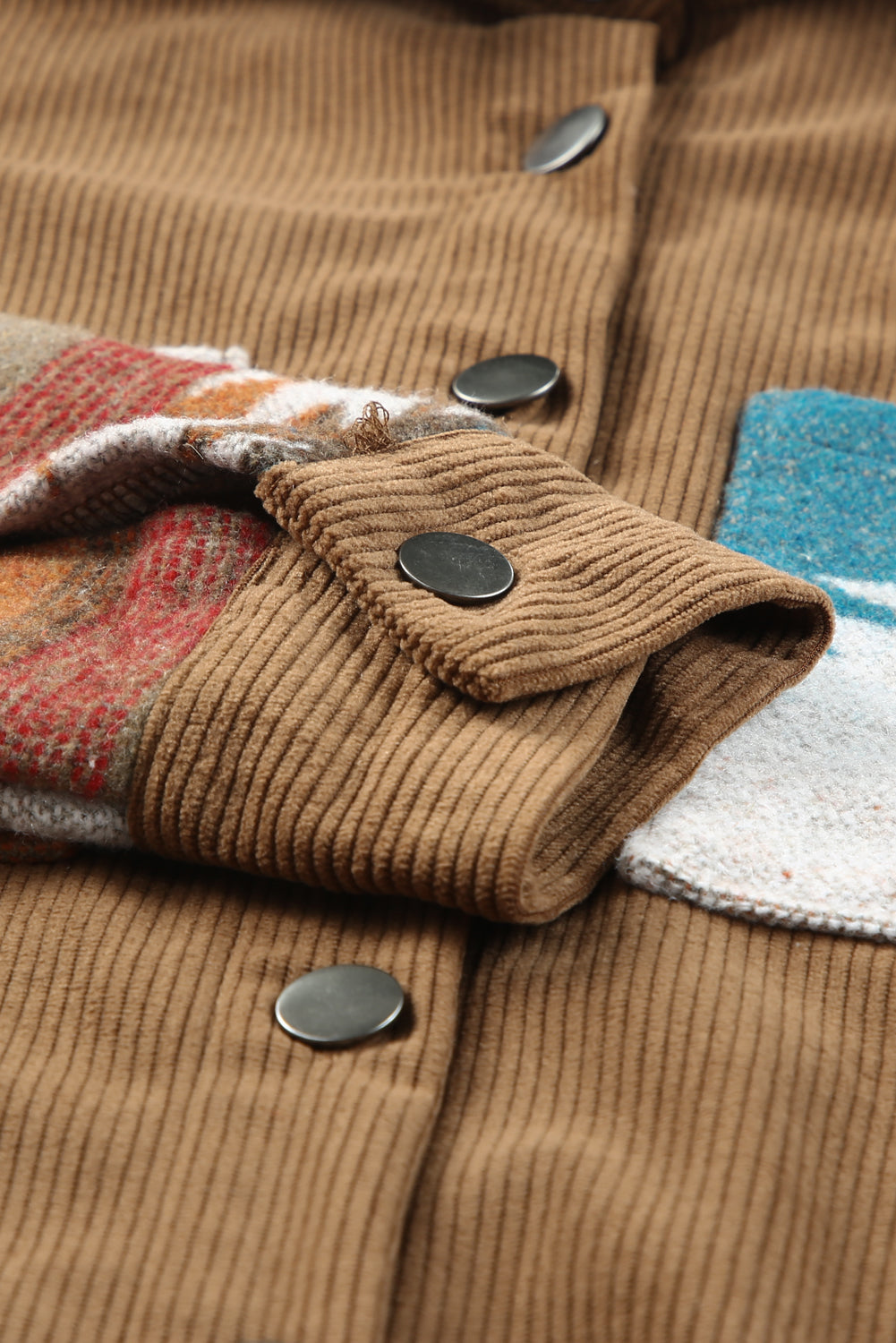 Aztec-Inspired Corduroy Jacket
