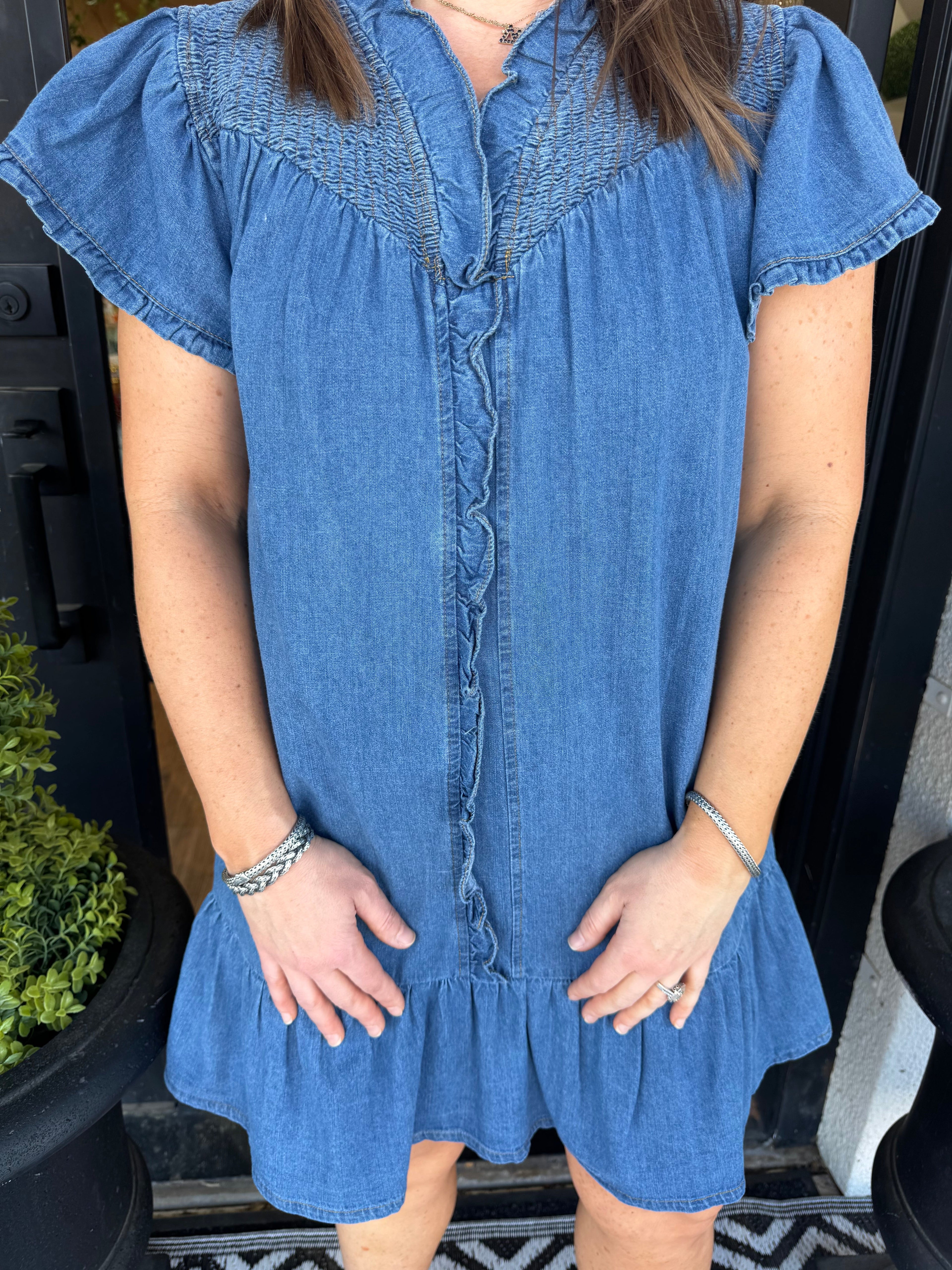Nova Dress- Light Denim - gallery