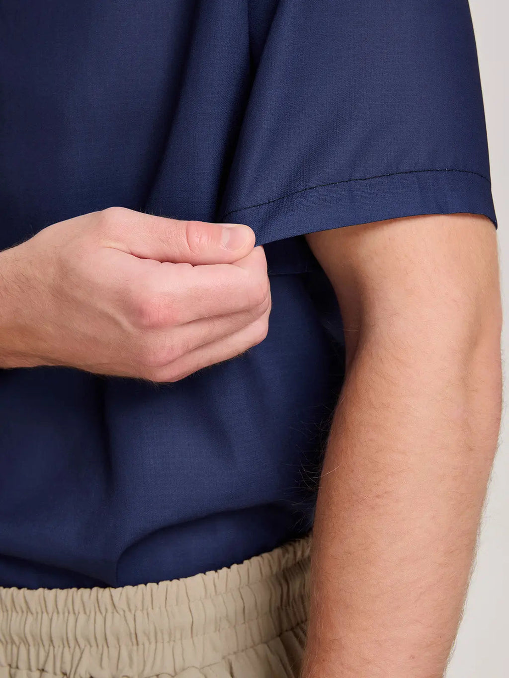 Casual Loose Linen-Feel Short Sleeve Shirt for Men - gallery