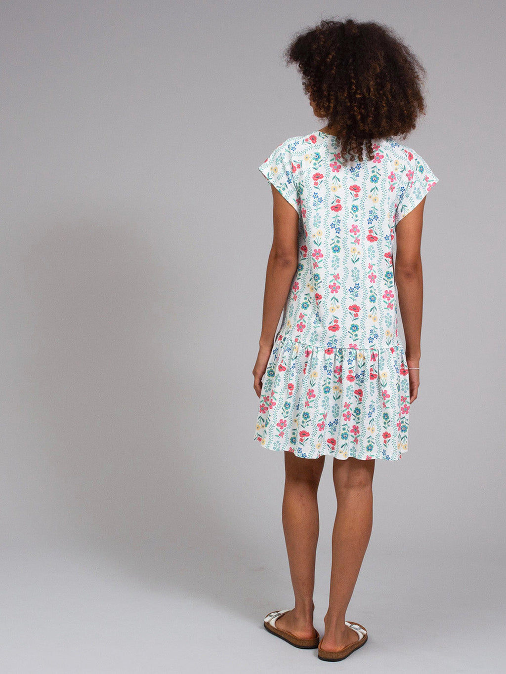 Bookham Slub Jersey Dress Flower Press — gallery