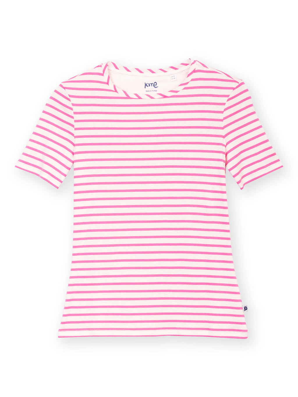 Portesham Jersey T-Shirt Azalea Stripe — gallery
