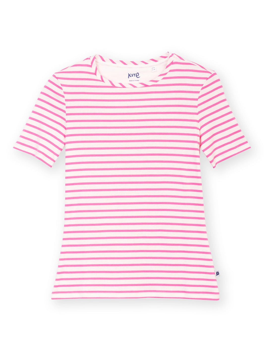 Portesham Jersey T-Shirt Azalea Stripe — gallery