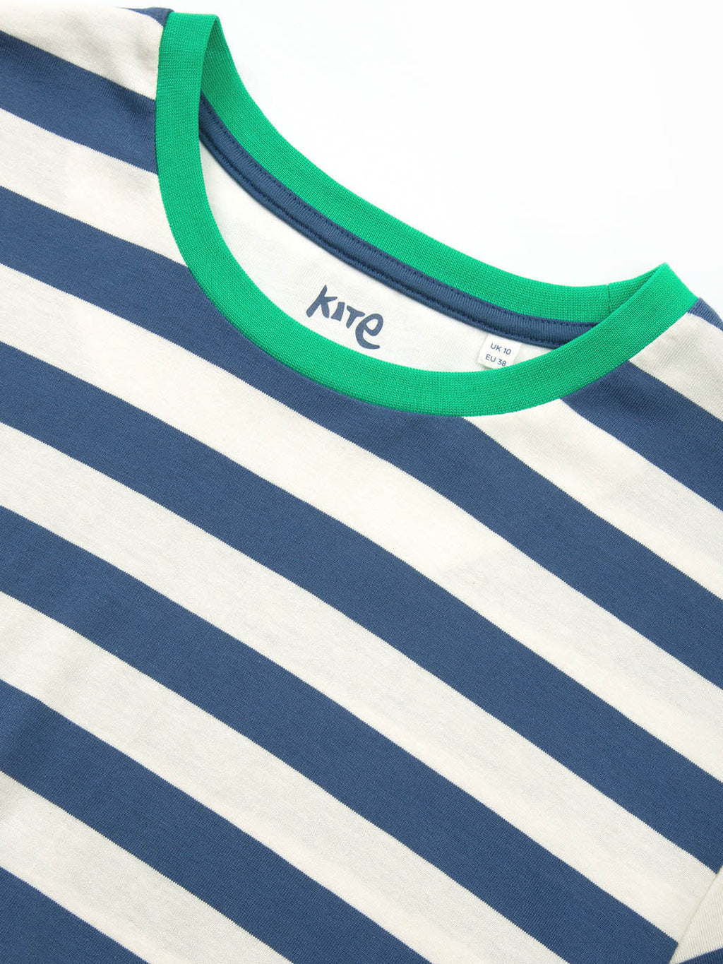 Oxbridge Jersey T-Shirt Navy Stripe — gallery