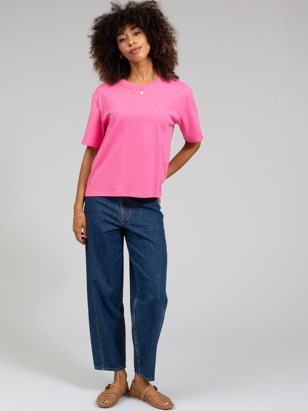 Oxbridge Jersey T-Shirt Azalea — gallery