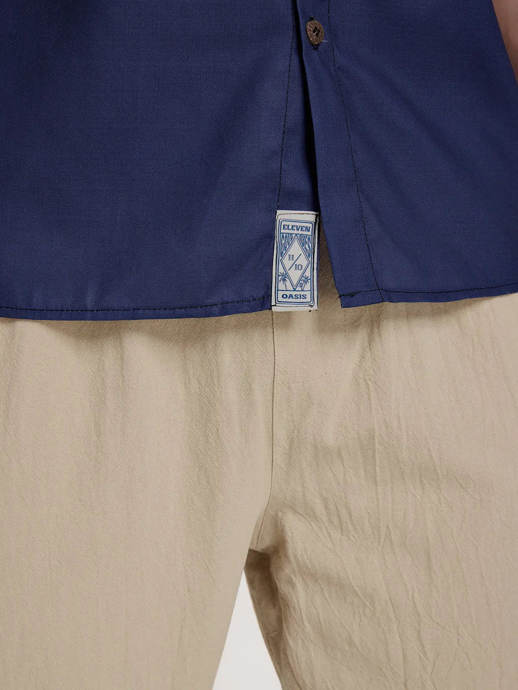 Casual Loose Linen-Feel Short Sleeve Shirt for Men - gallery