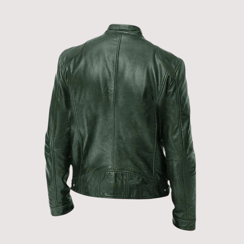 Faux Leather Jacket for Men - gallery