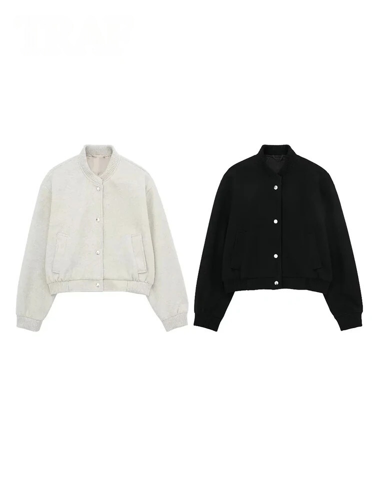 Crop Bomber Jacket