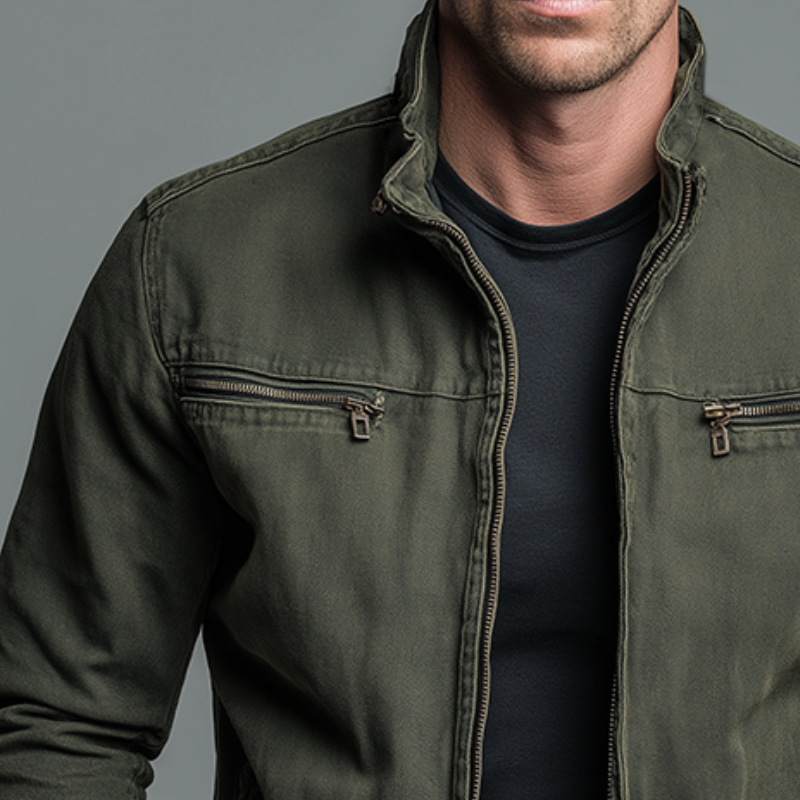 Classic Cotton Jacket for Men - gallery
