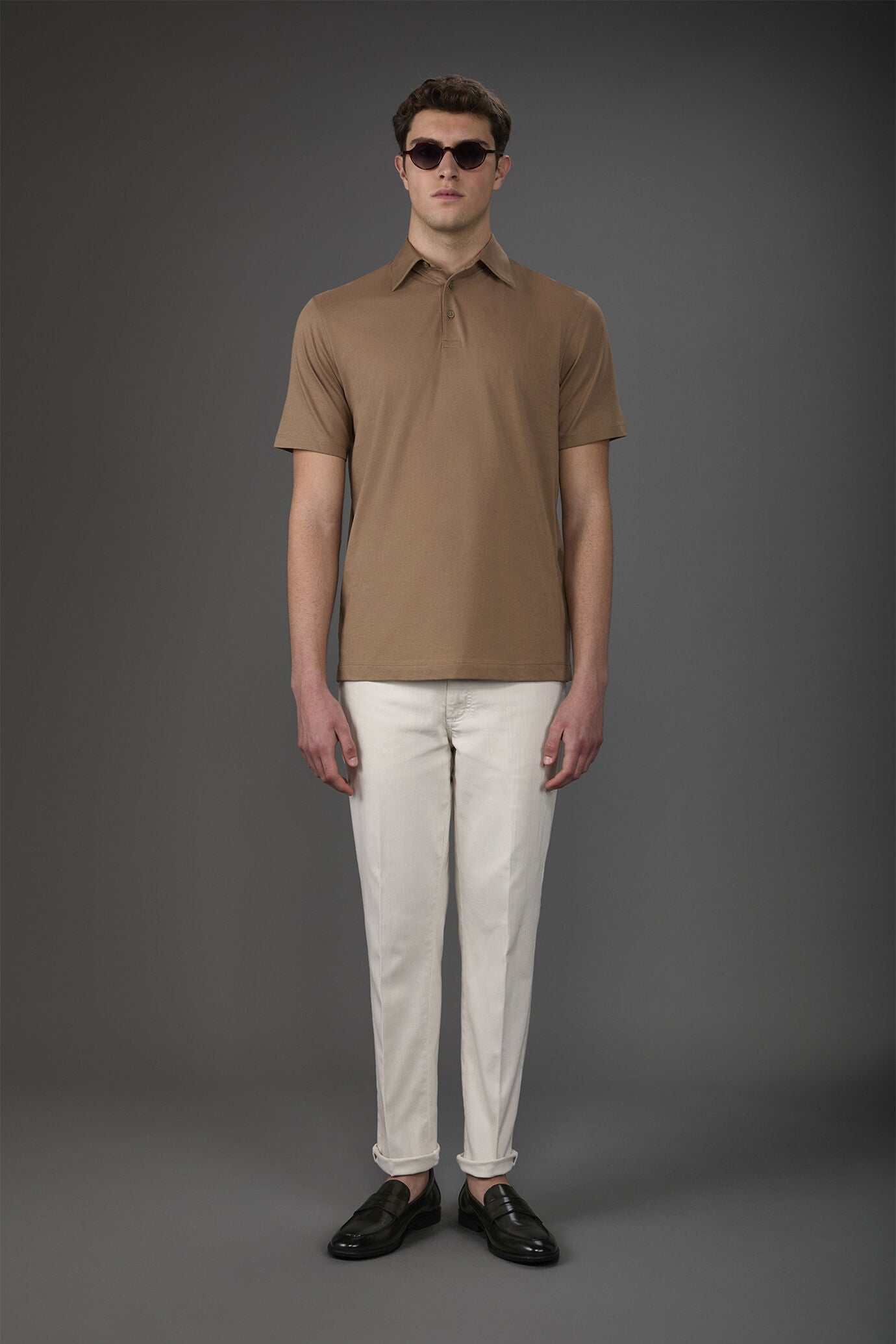 Organic Cotton Short-Sleeve Polo Shirt for Men — gallery