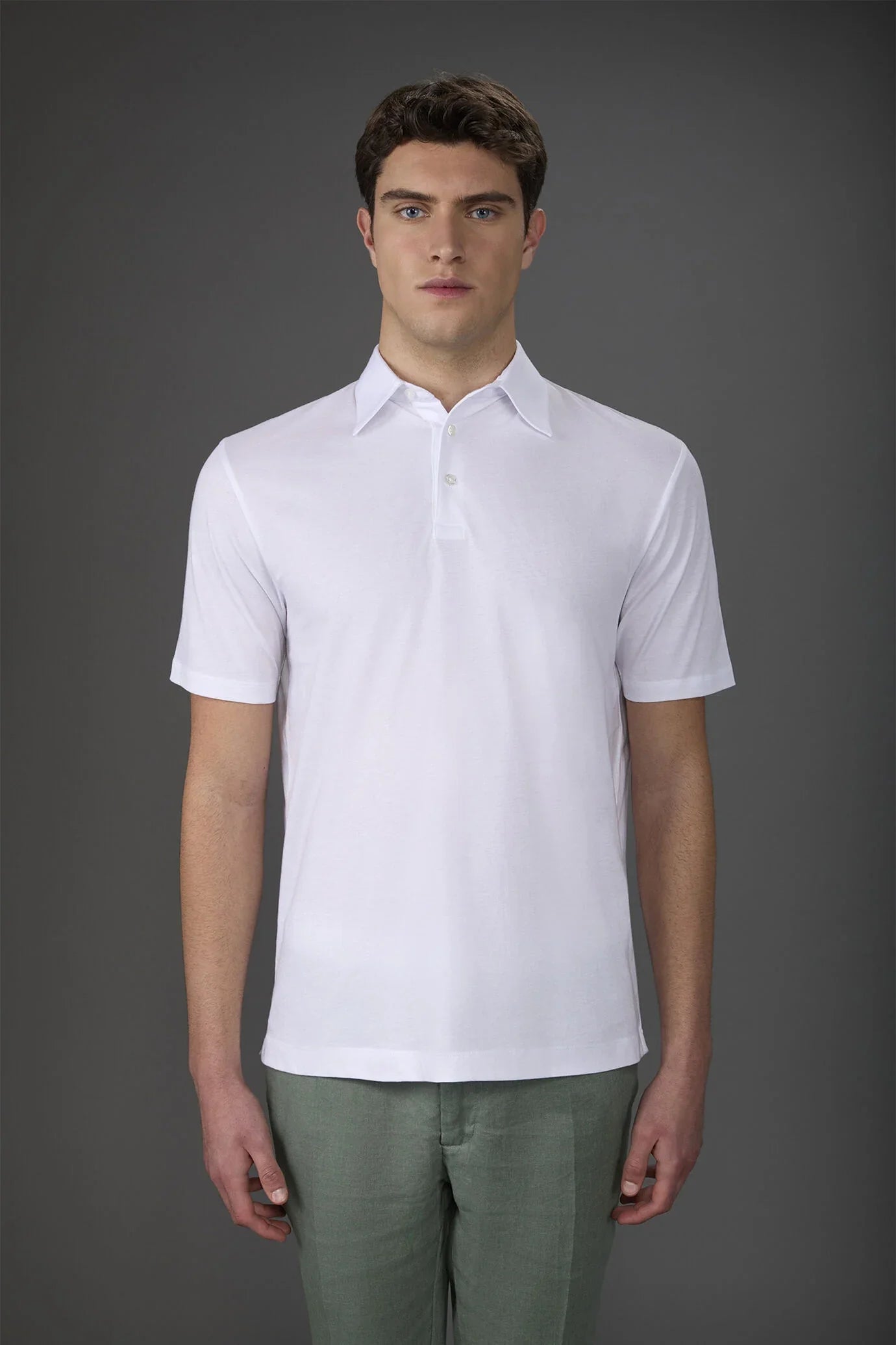 Organic Cotton Short-Sleeve Polo Shirt for Men