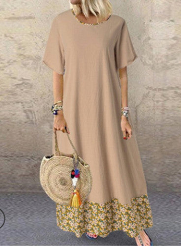 Cotton Linen Midi Dress for Women - gallery