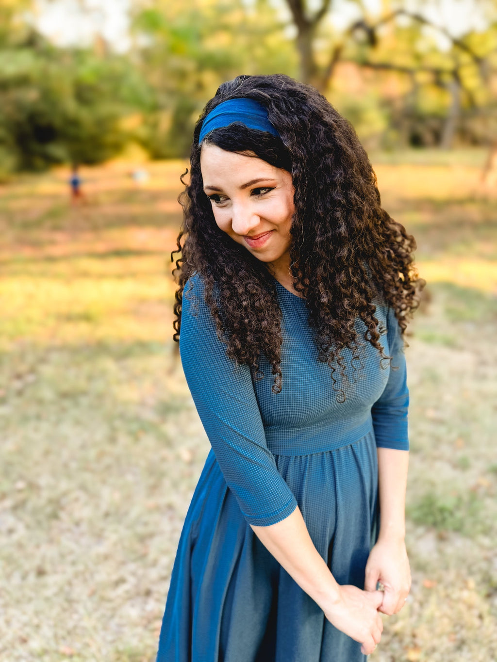 Indigo Lattice ~ Faye Dress — gallery