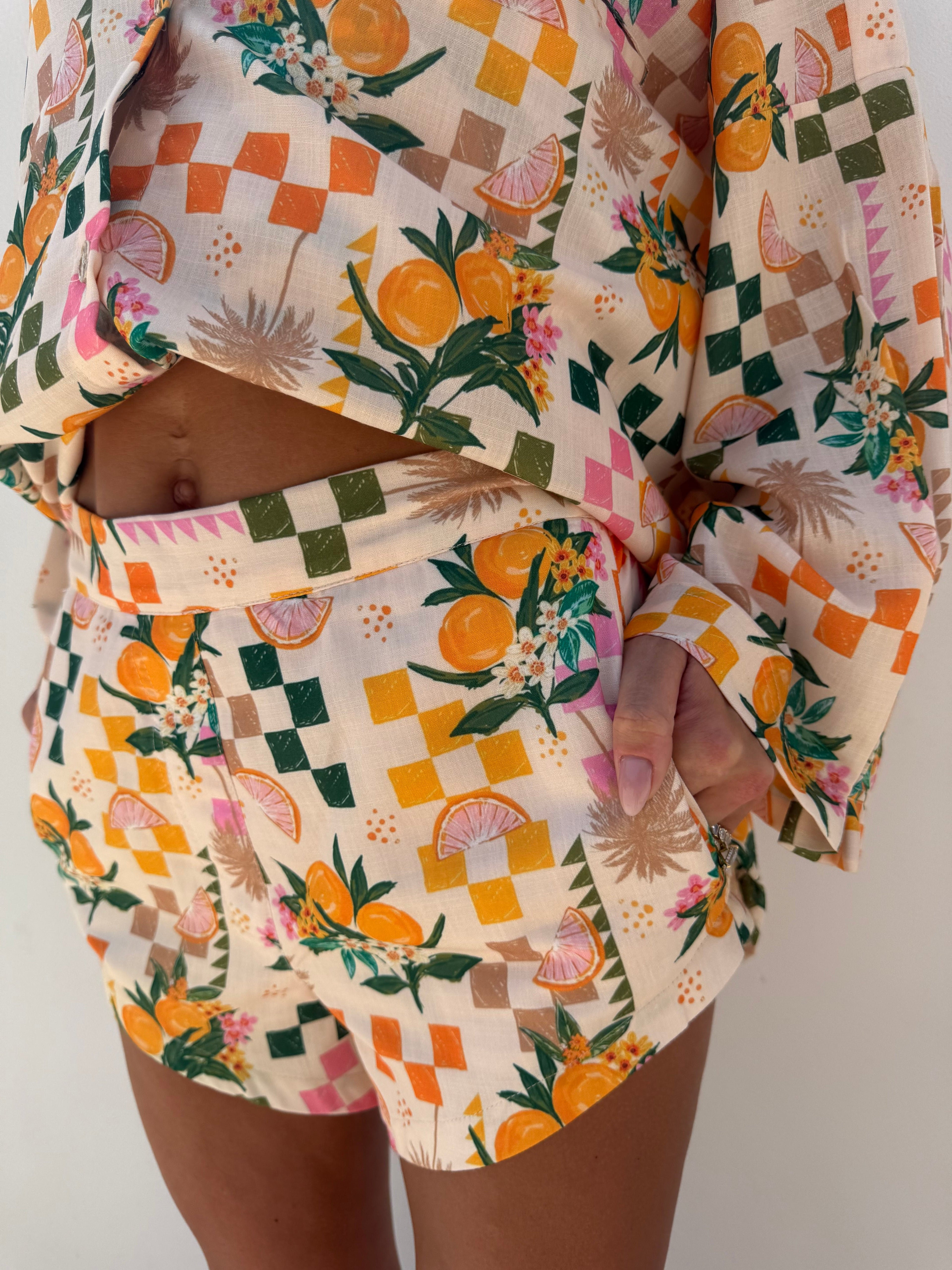 Sable Foncé Shorts -Citrus for Women - gallery