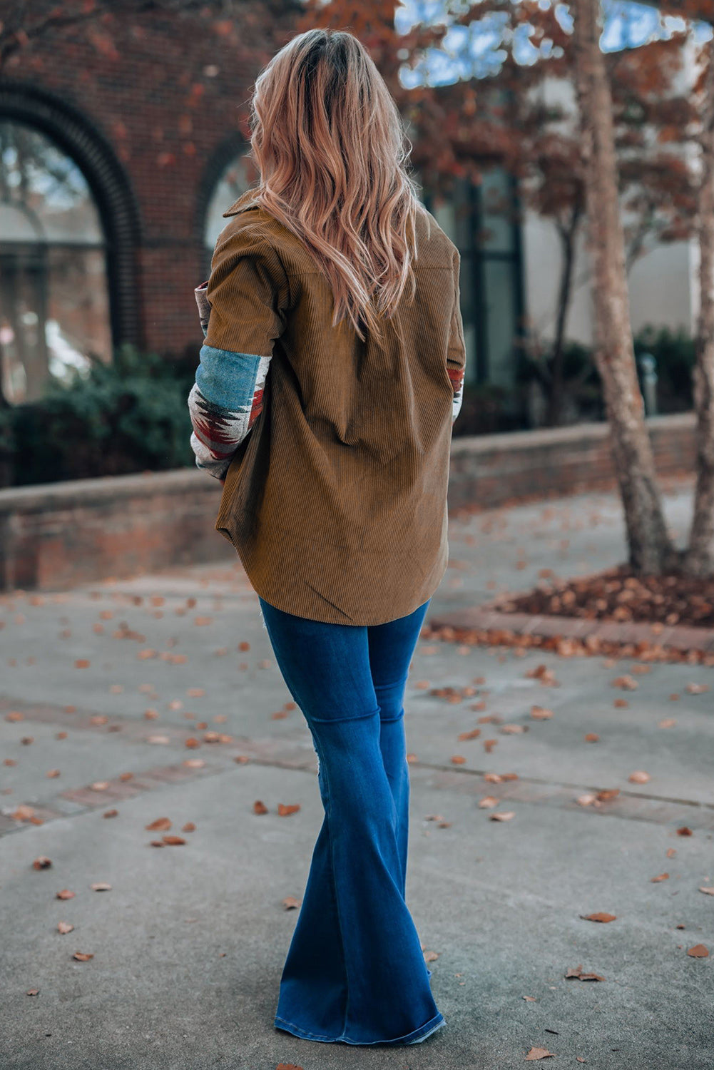 Aztec-Inspired Corduroy Jacket