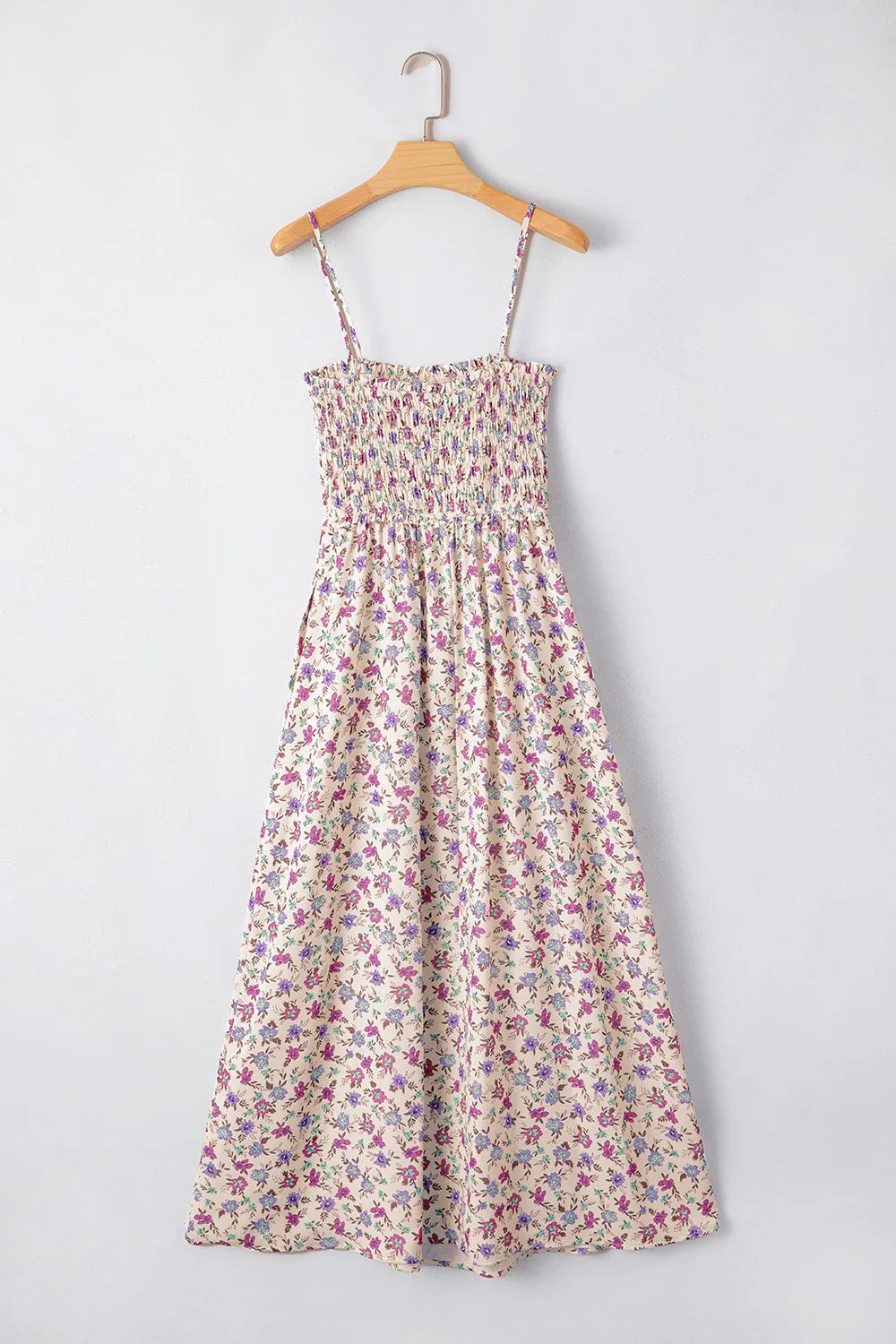 Bohemian Ditsy Floral Smocked Sundress for Women - gallery