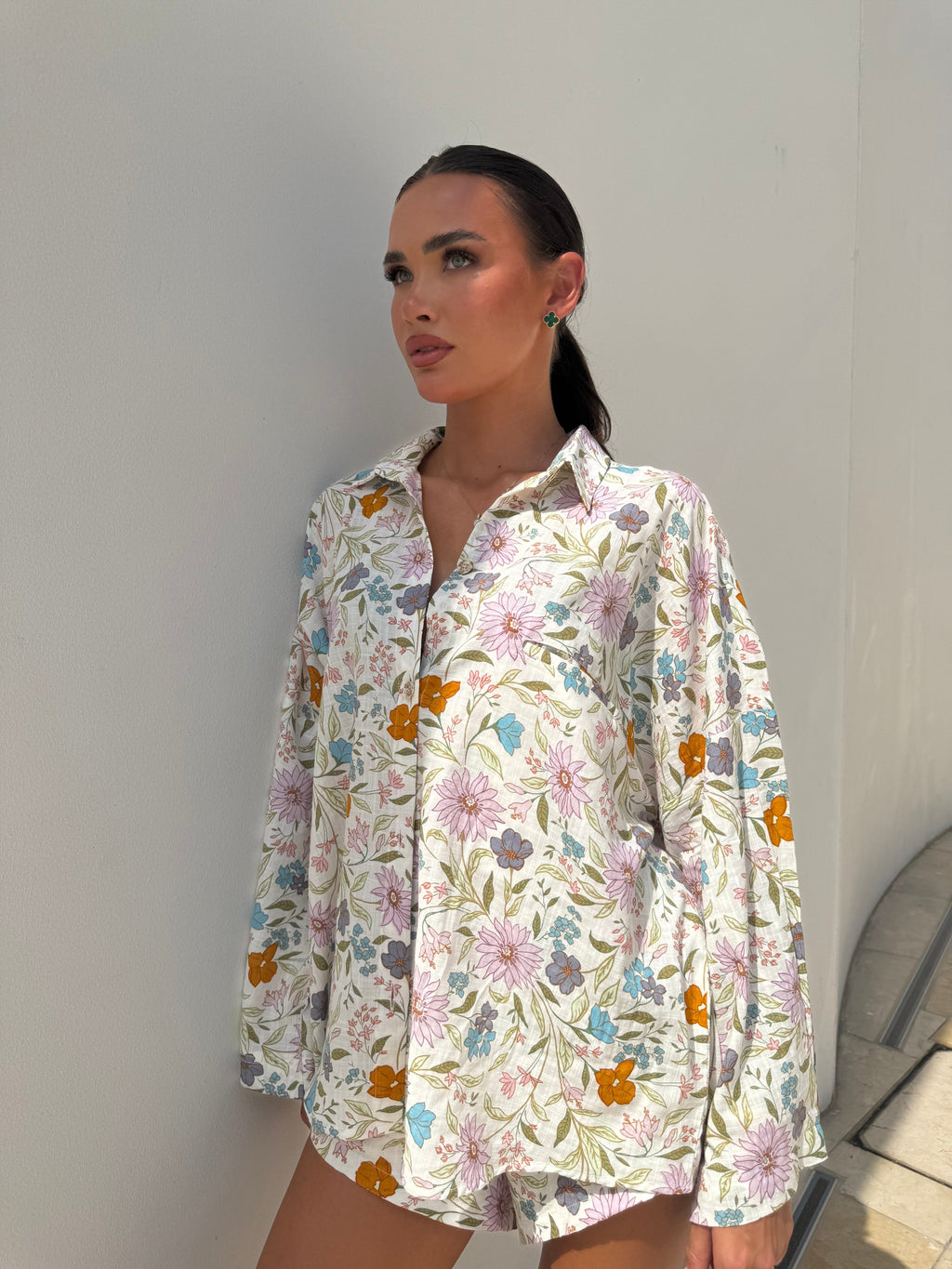 Sable Foncé Shirt- Floral Top for Women