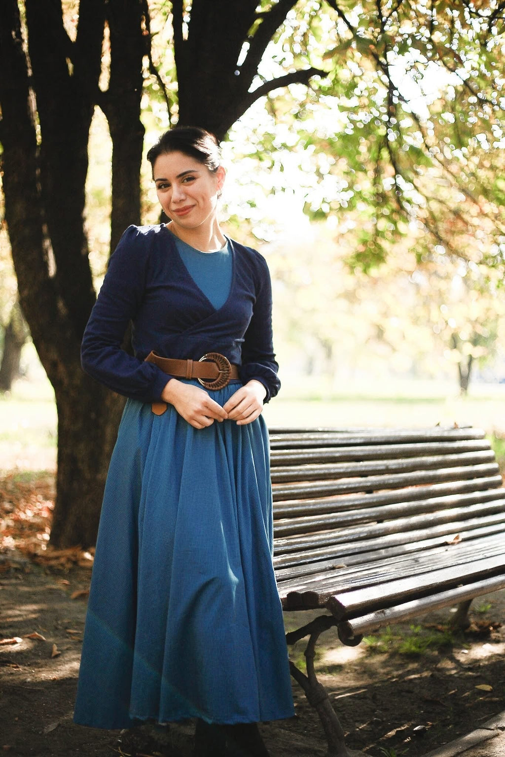 Indigo Lattice ~ Faye Dress — gallery