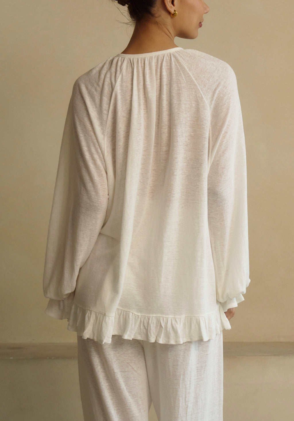 Ceres Linen Knit Blouse & Pants Set - gallery