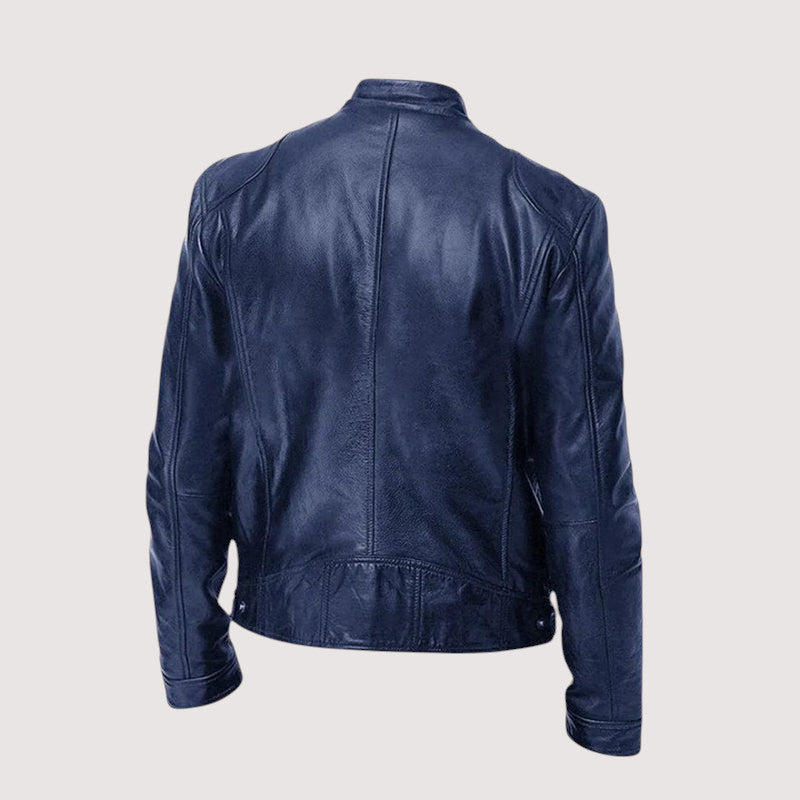 Faux Leather Jacket for Men - gallery