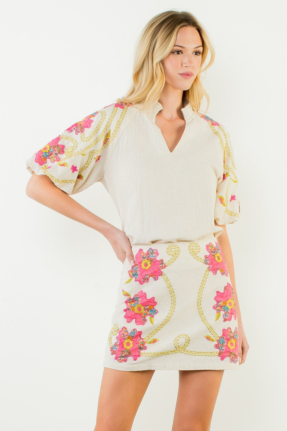 Vivienne Bubble Sleeve Top for Women - gallery