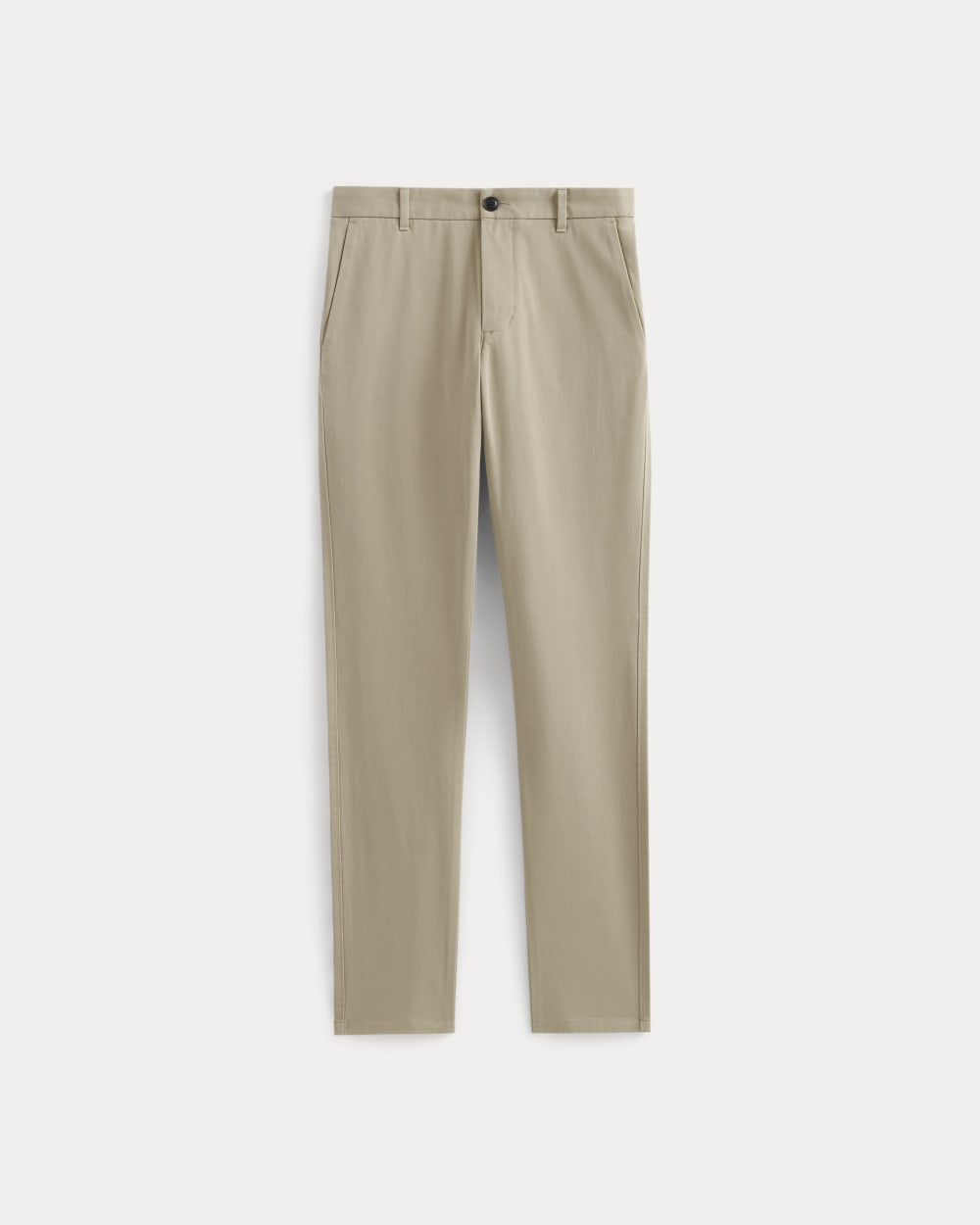 Khaki Slim Performance Chino Trousers for Men - gallery