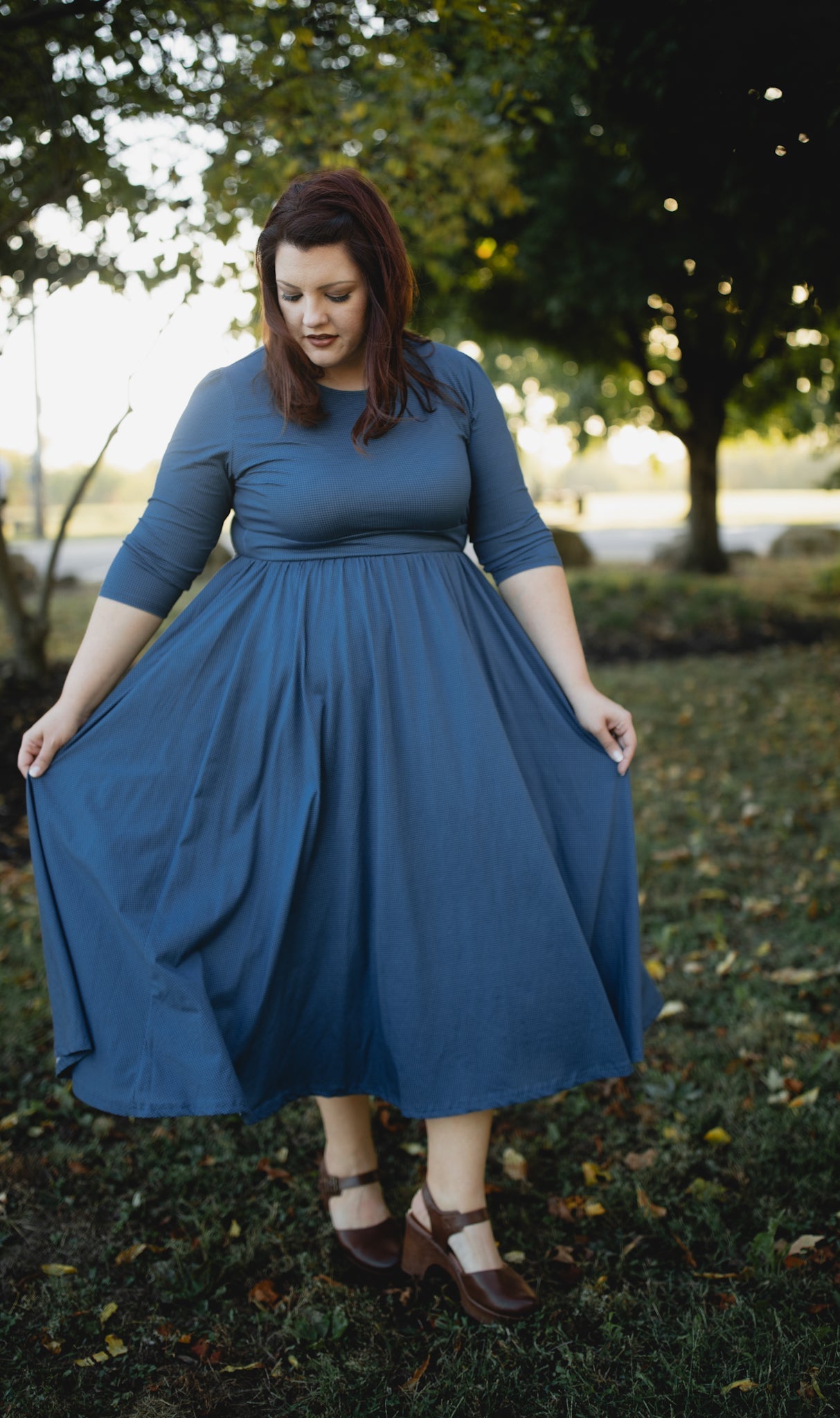 Indigo Lattice ~ Faye Dress — gallery