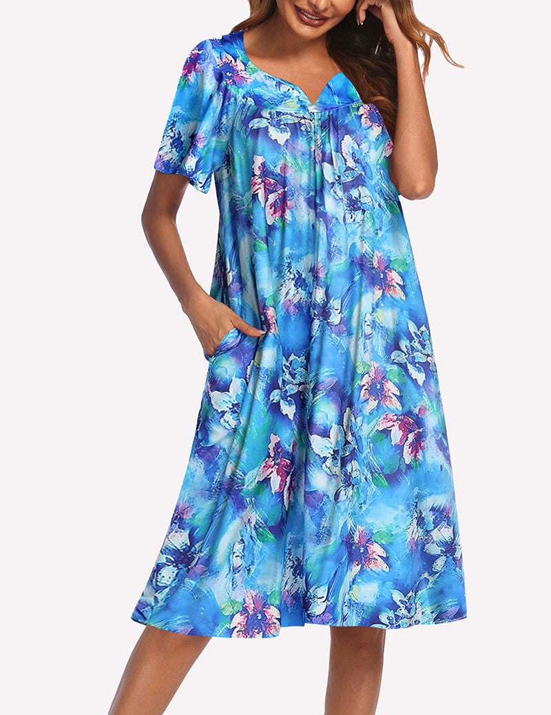 Short Sleeve Lounger Nightgown