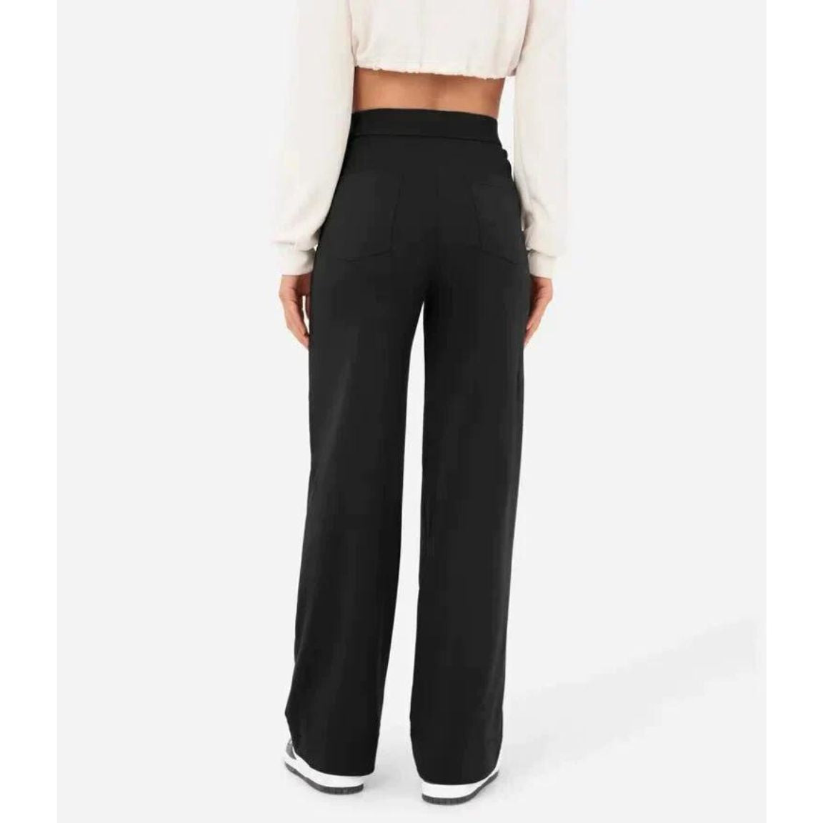 Flexible High-Waisted Pants
