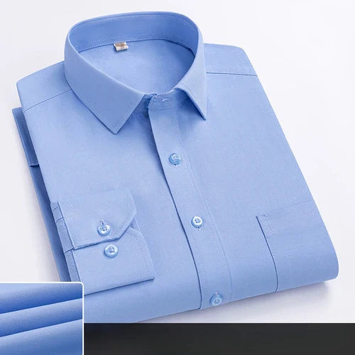 Autumn Striped Business and Casual Shirt for Men