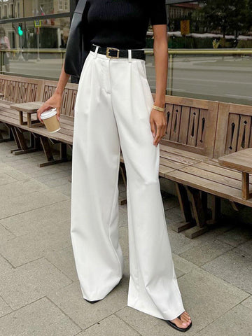 Halter Vest & Wide Leg Pants Set Trousers for Women - gallery