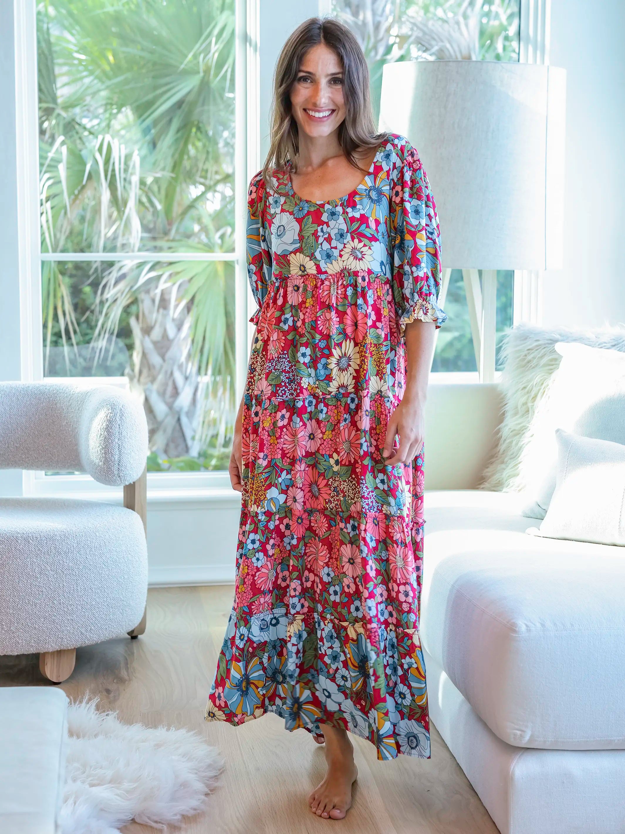 Collette Tiered Maxi Dress for Women