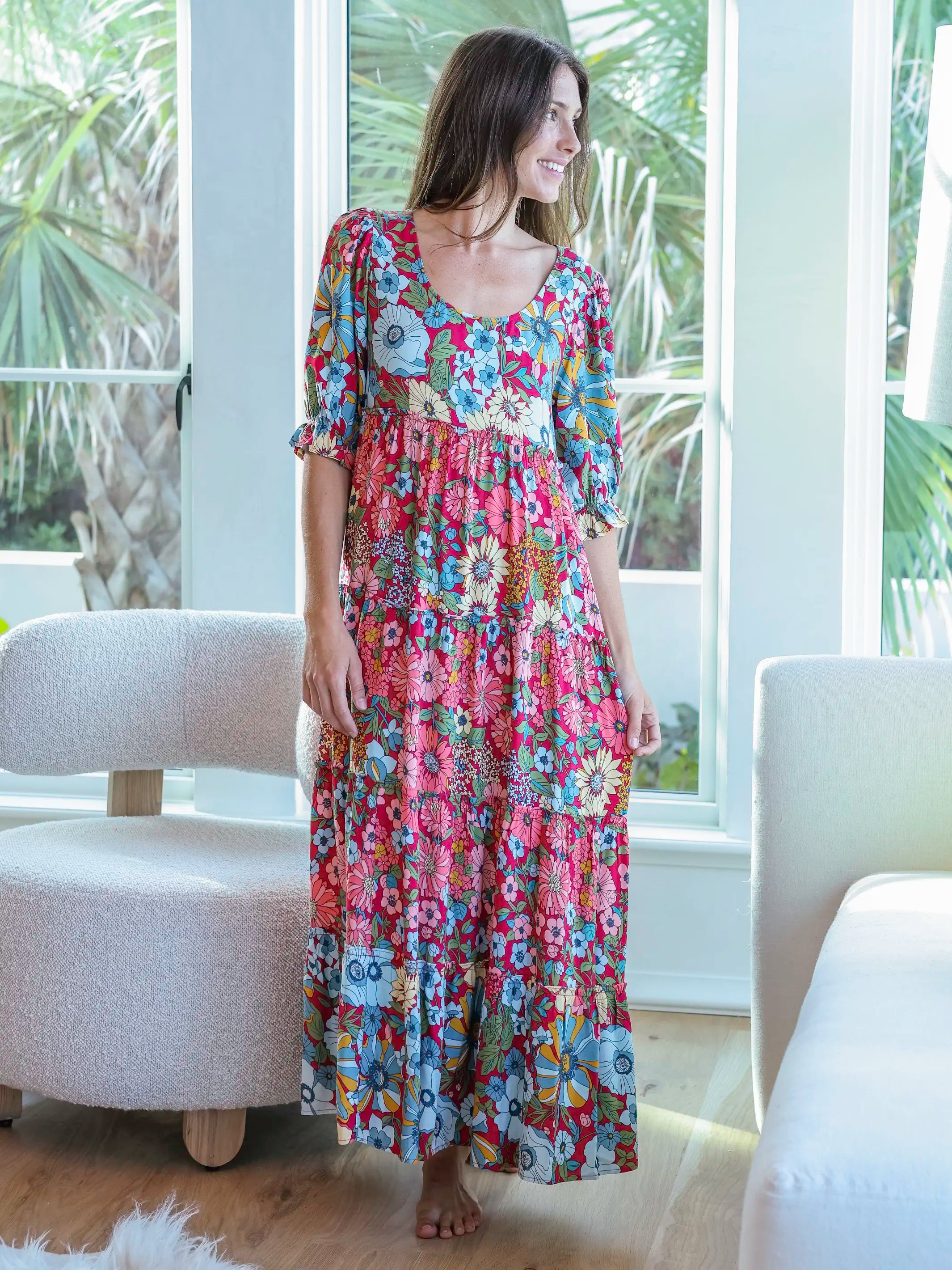 Collette Tiered Maxi Dress for Women - gallery