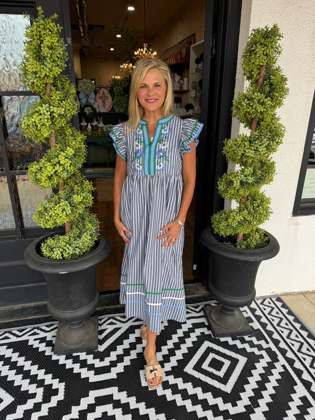 Tara Dress - Denim