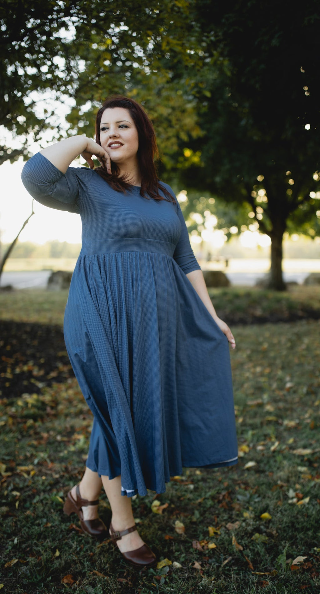 Indigo Lattice ~ Faye Dress — gallery