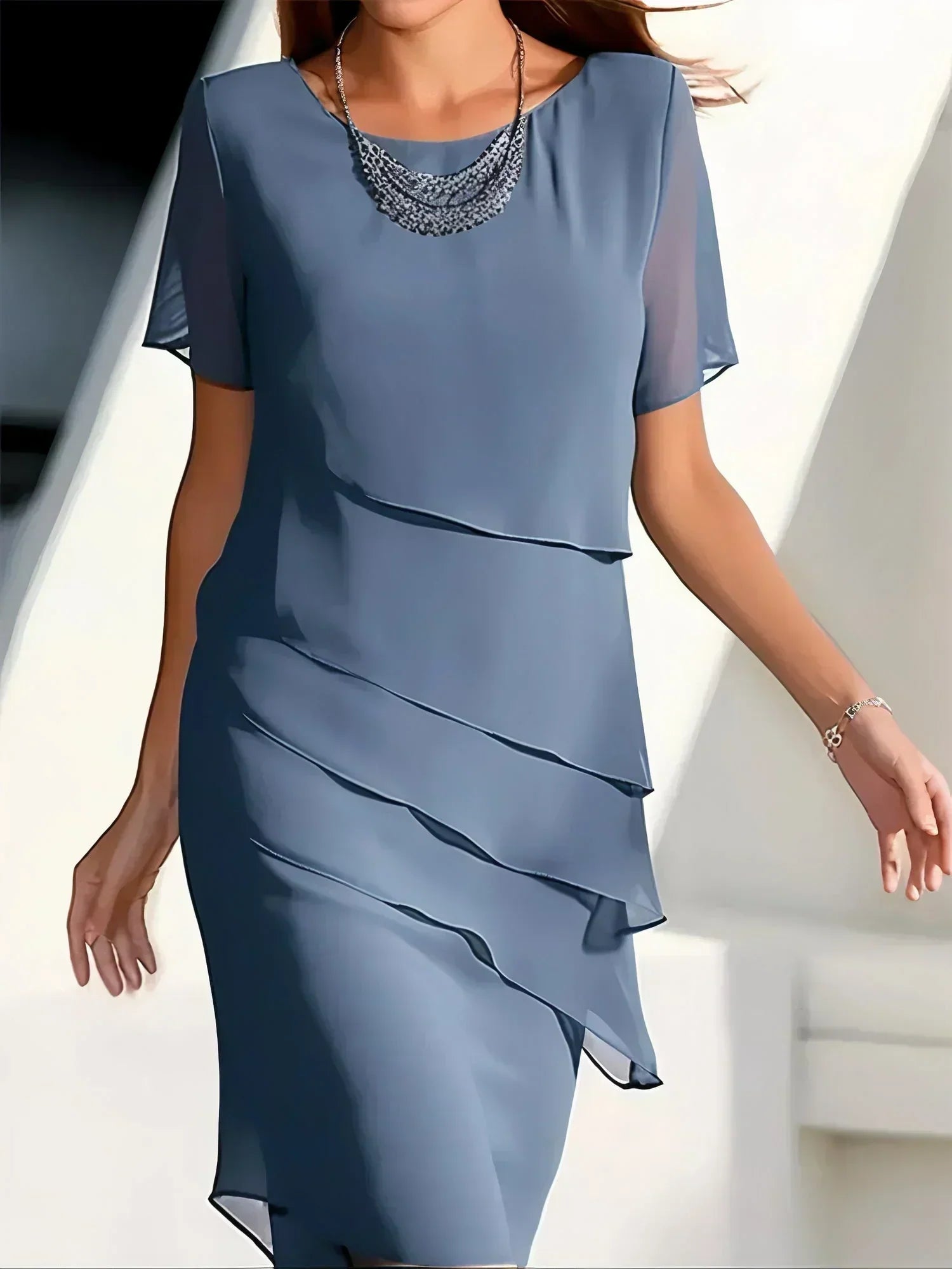 Chic Chiffon Evening Dress