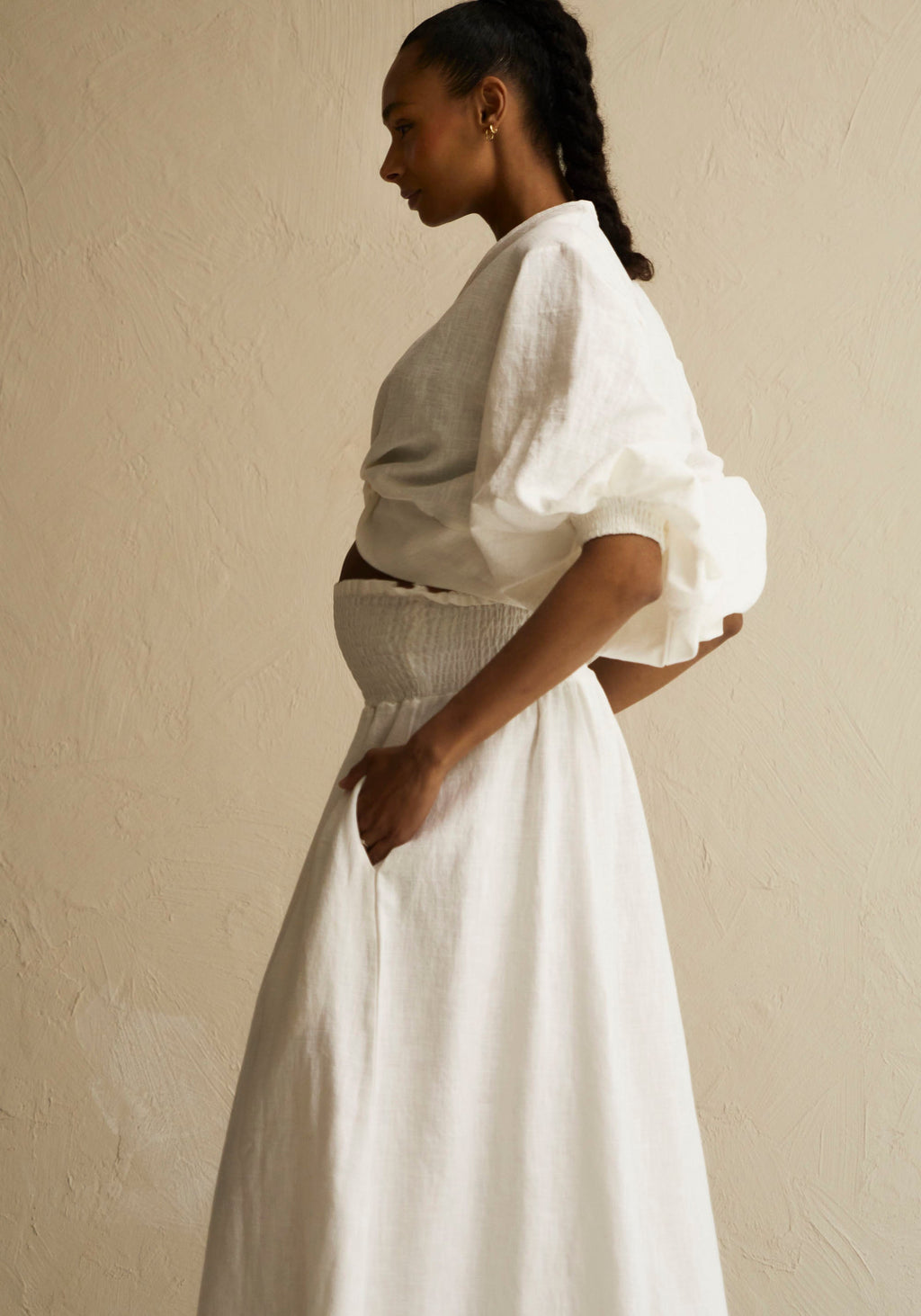 Linen Tish Top & Skirt Set - gallery