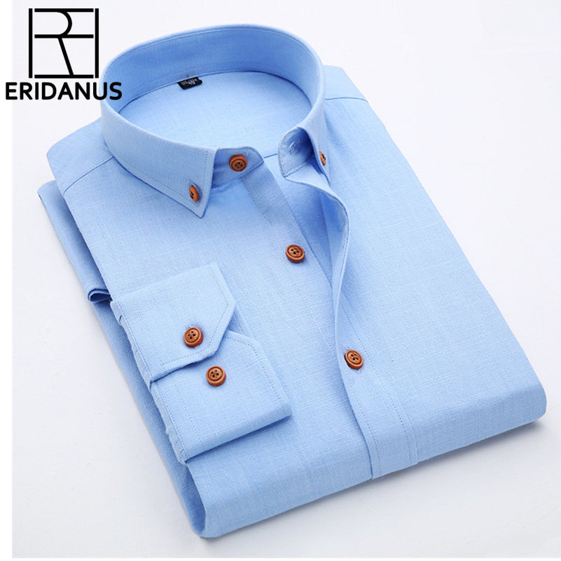 Slim Fit Long Sleeve Business Shirt for Men - gallery