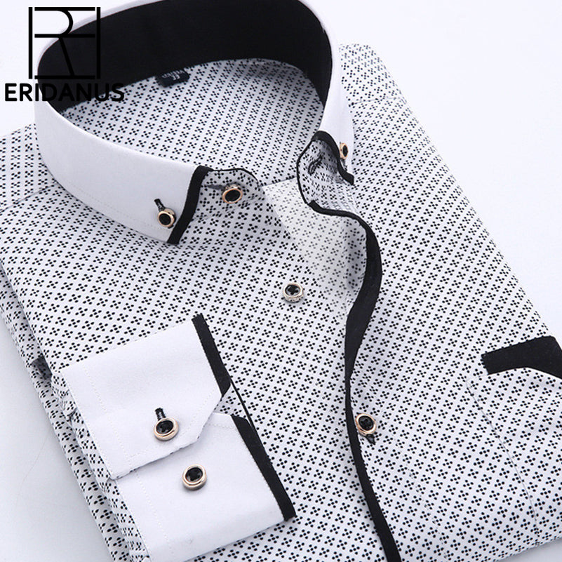 Slim Fit Long Sleeve Business Shirt for Men - gallery