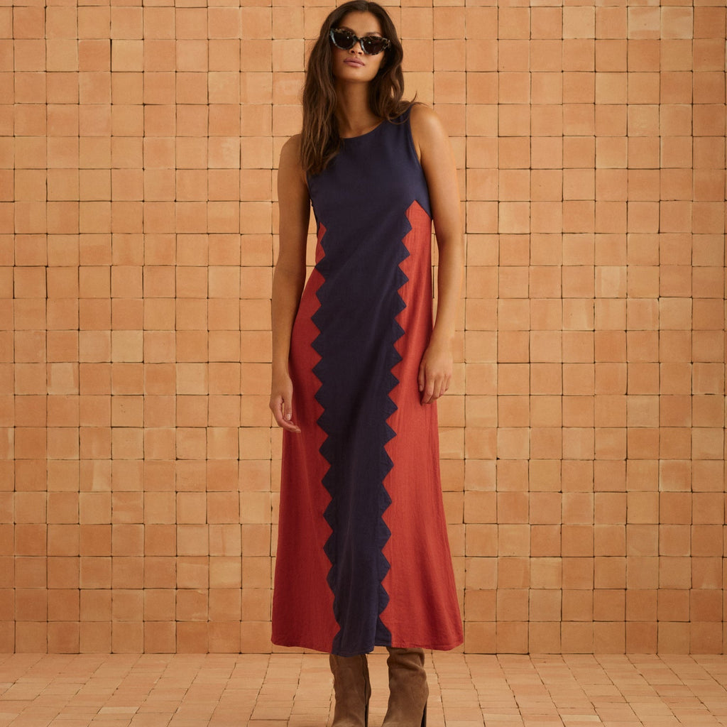 Binnie Dress In Foxglove — gallery