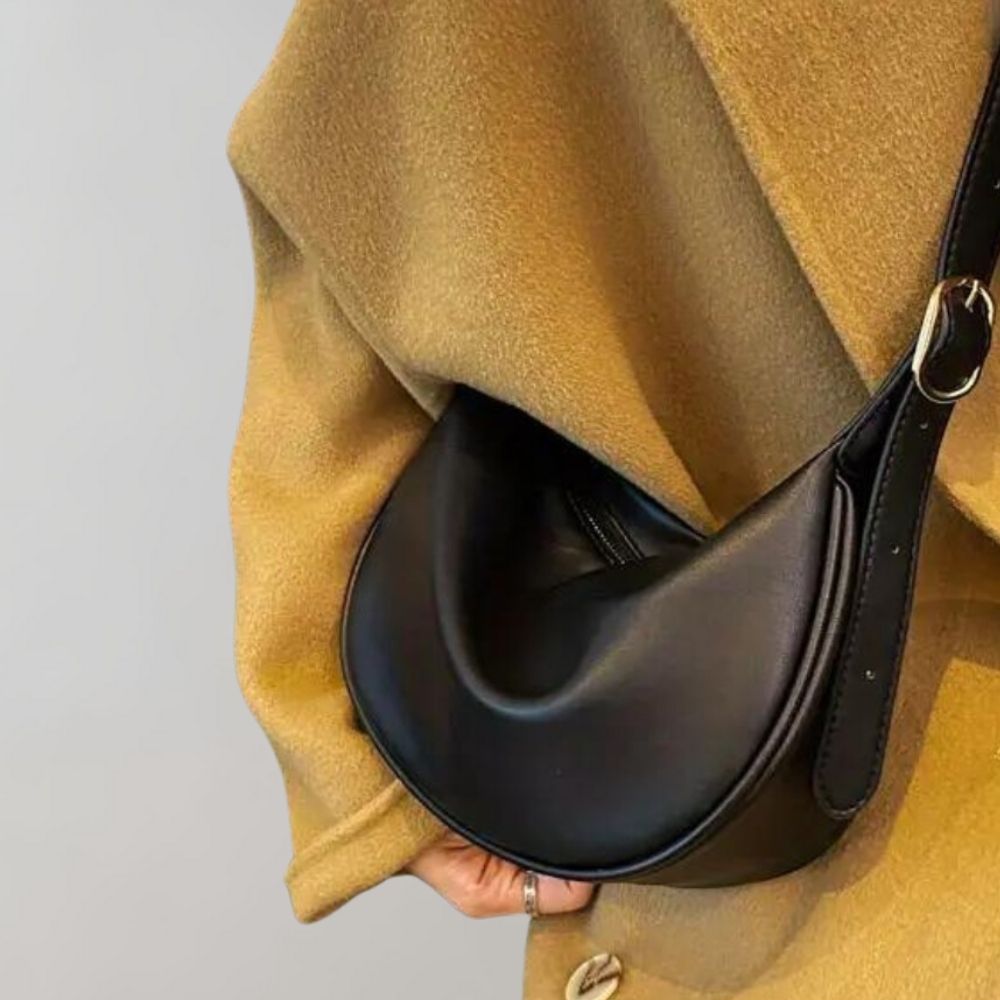 Chic Minimalist Vegan Leather Crossbody Bag – Effortless Style