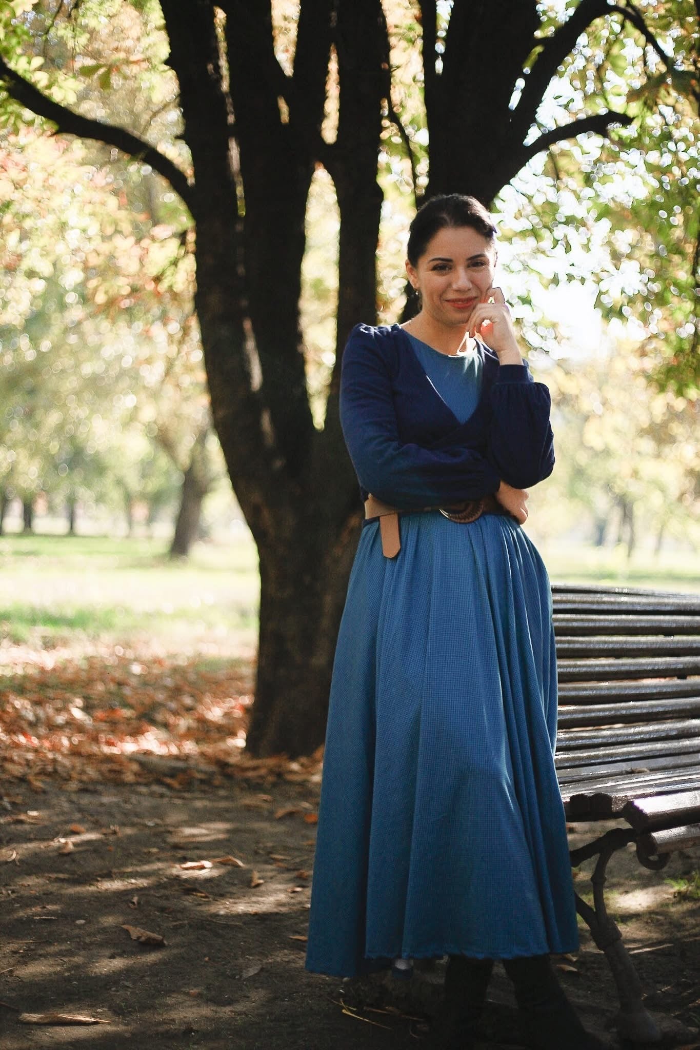 Indigo Lattice ~ Faye Dress — gallery