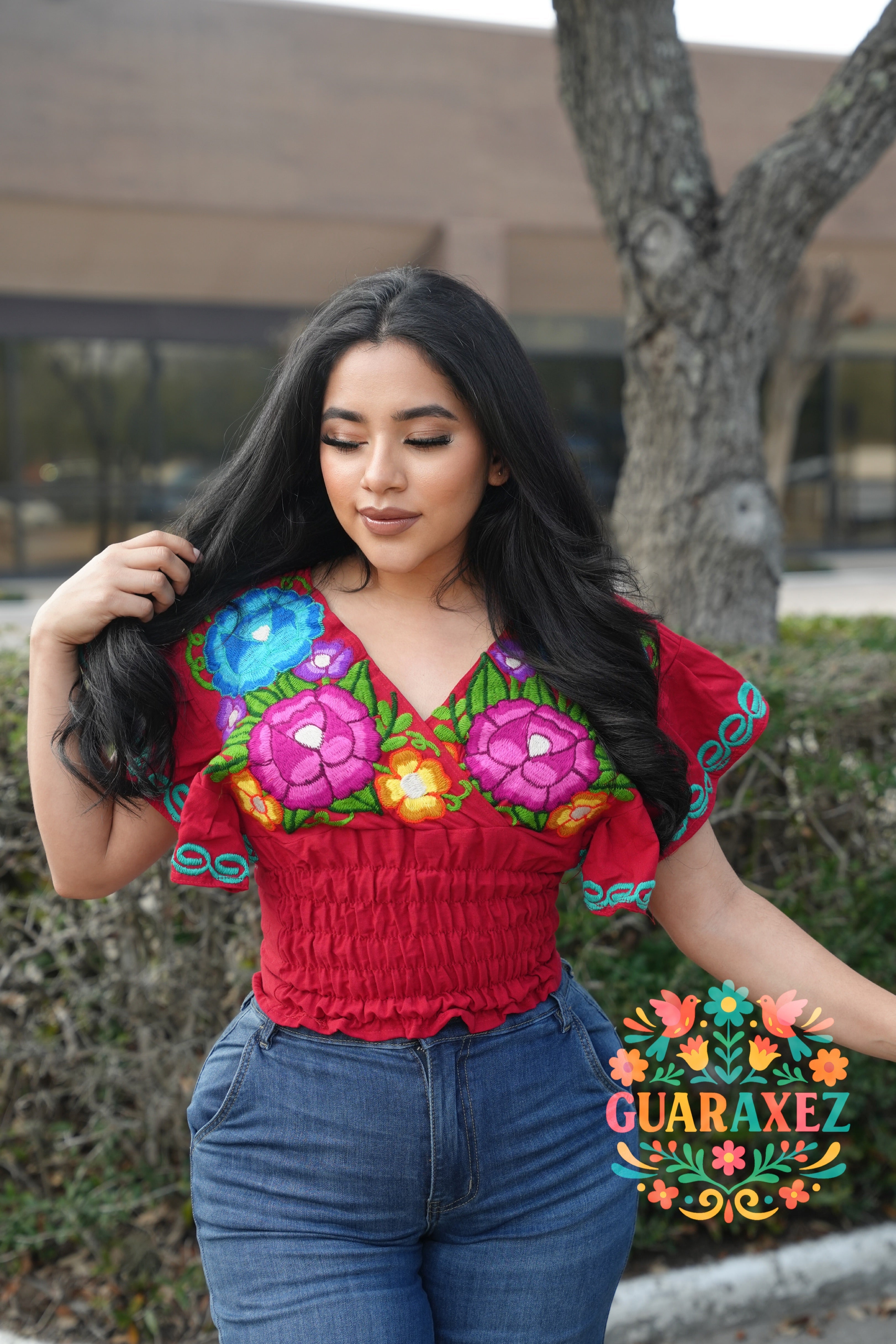 Artisan Mexican Embroidery Top for Women — One Size
