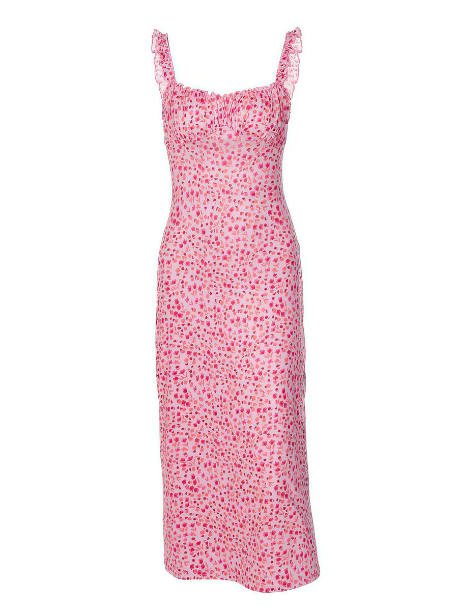 Bohemian Floral Sling Dress for Women — Relaxed Summer Style - gallery
