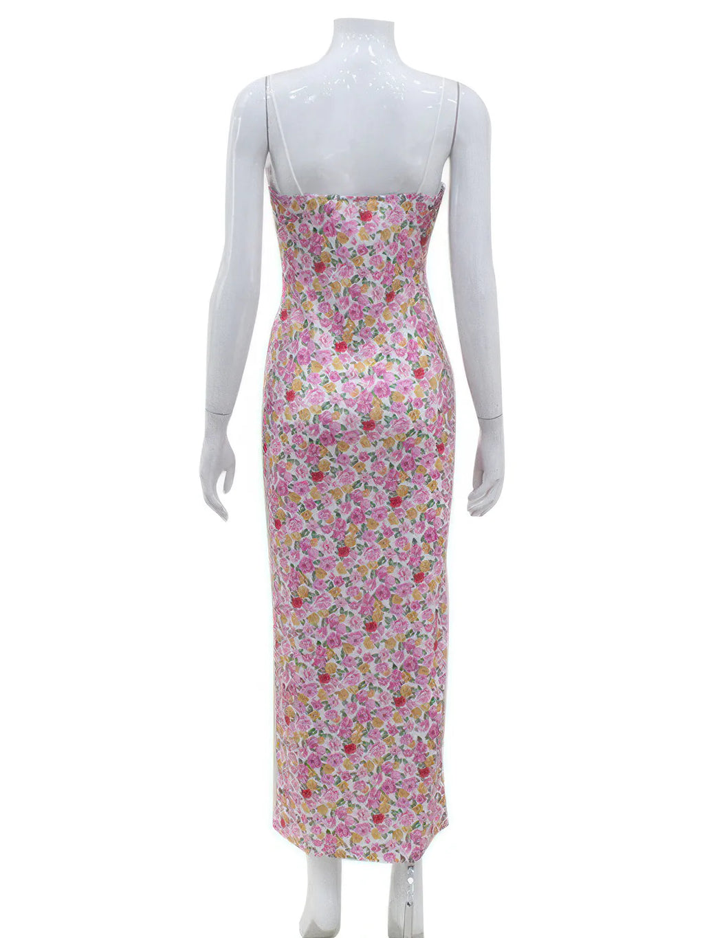 Floral Lace Trim Slip Dress for Women — Pink Feminine - gallery