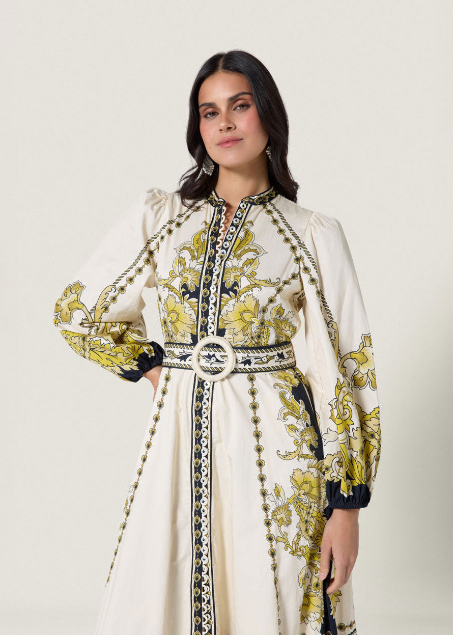 Baroqueen Floral Dress - gallery