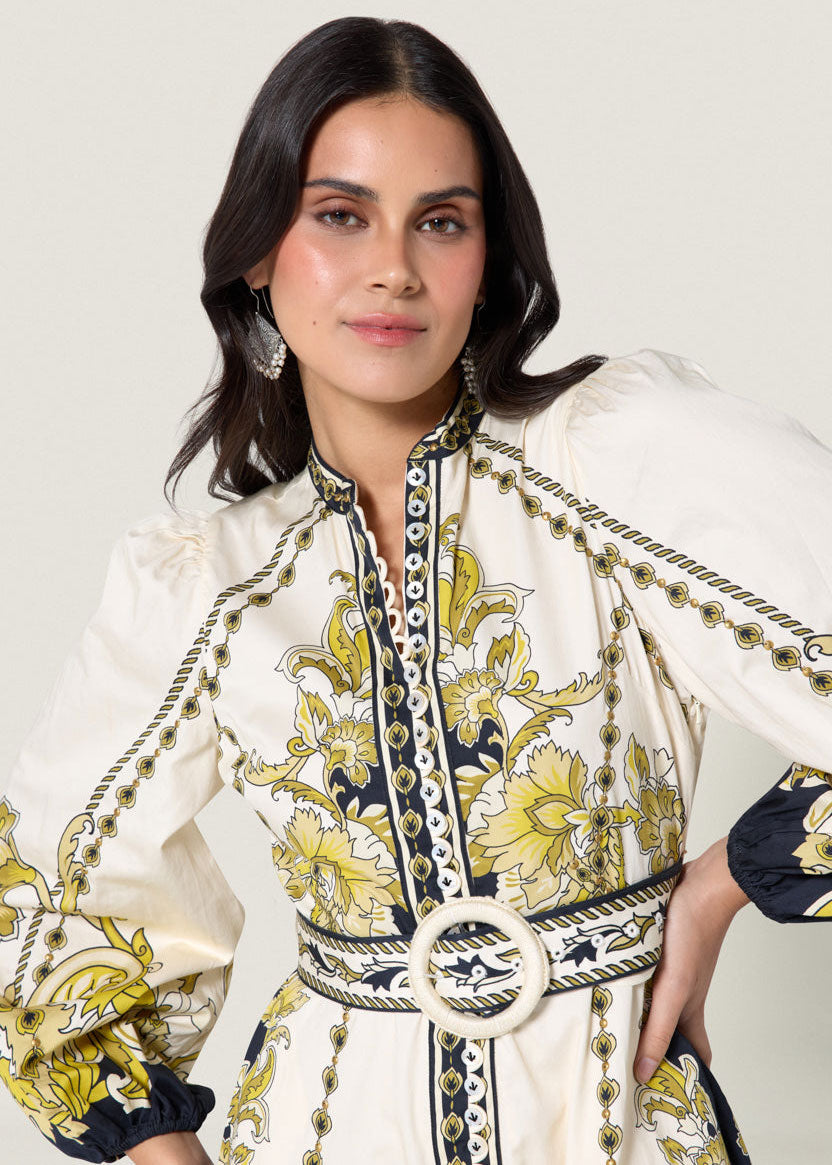 Baroqueen Floral Dress - gallery