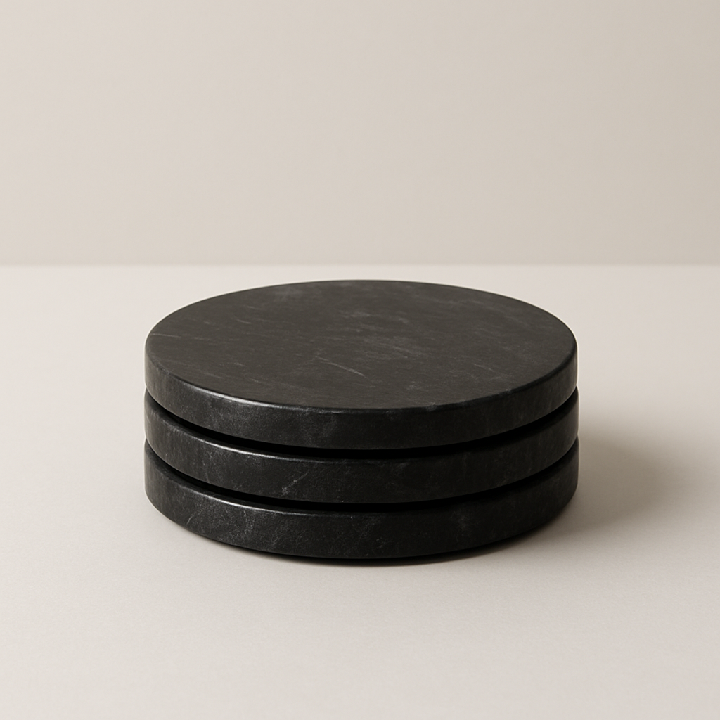 Theo – Marble Coaster Set